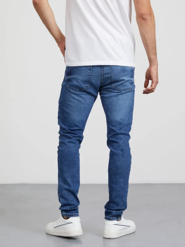 Jeans Skinny Azul Medio - Imagen 3