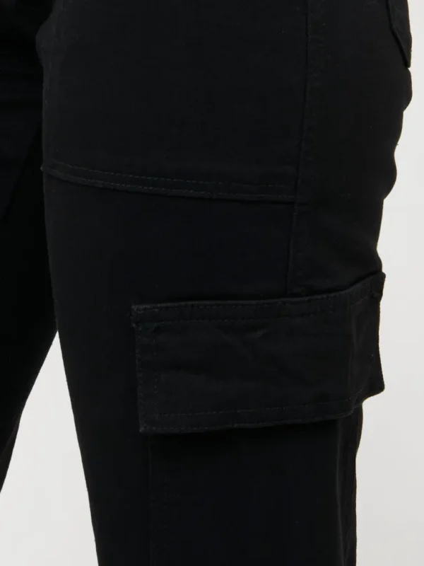 Jeans Cargo Negro - Imagen 2