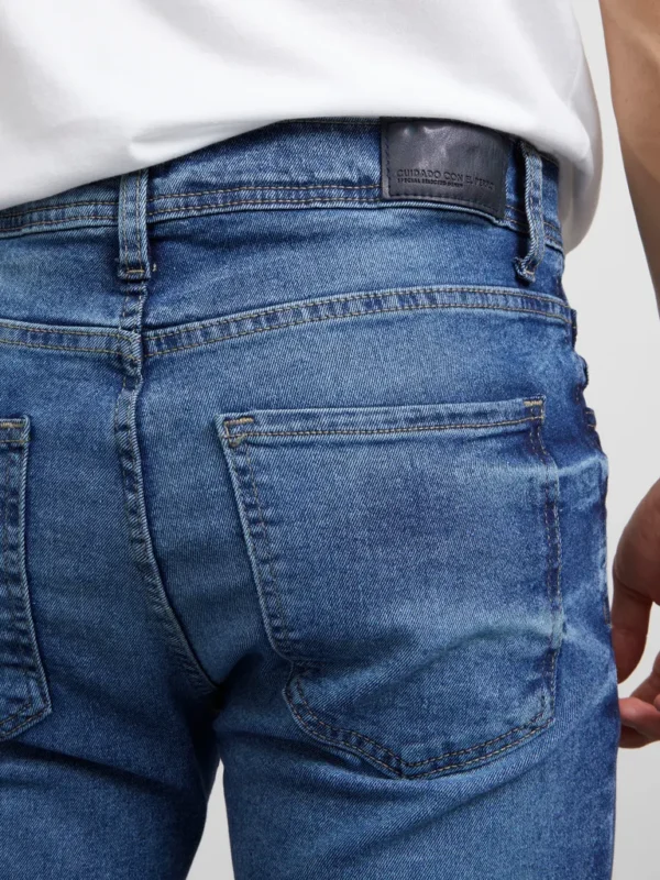 Jeans Skinny Azul Medio - Imagen 2