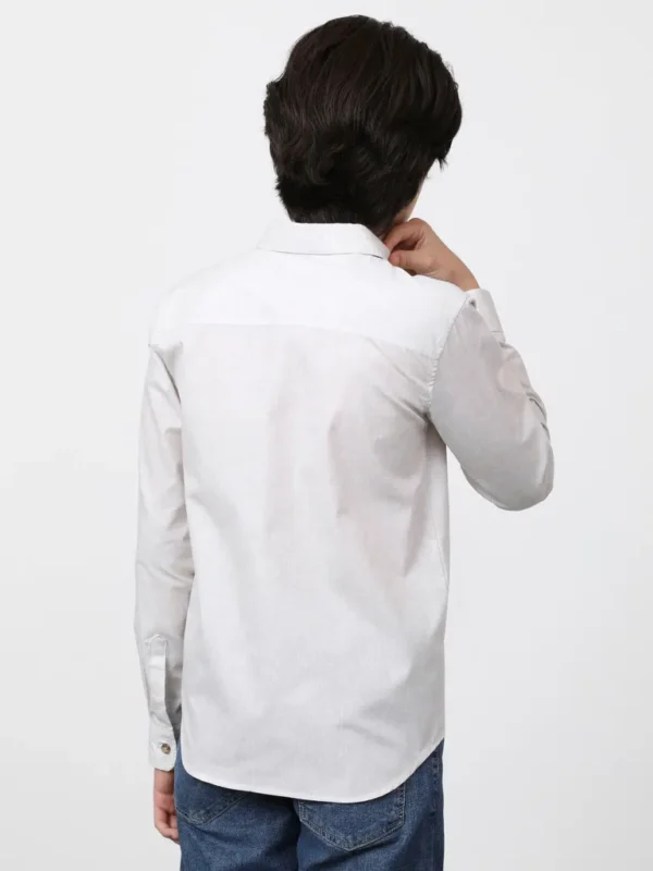 Camisa Manga Larga Hueso - Imagen 3