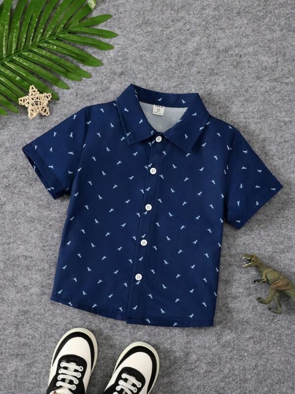 Camisa Estampada Completa Para Niño