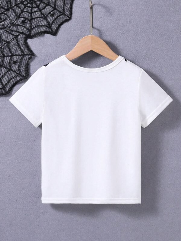 Camiseta De Manga Corta Impresa Con Patrón Para Niño - Imagen 3