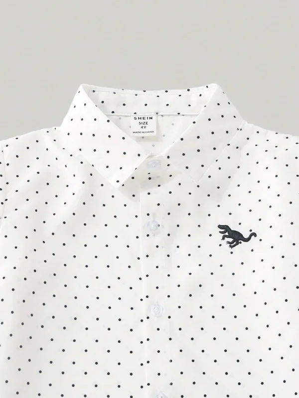 Camisa Manga Larga Y Estilo Casual Para Niños - Imagen 2