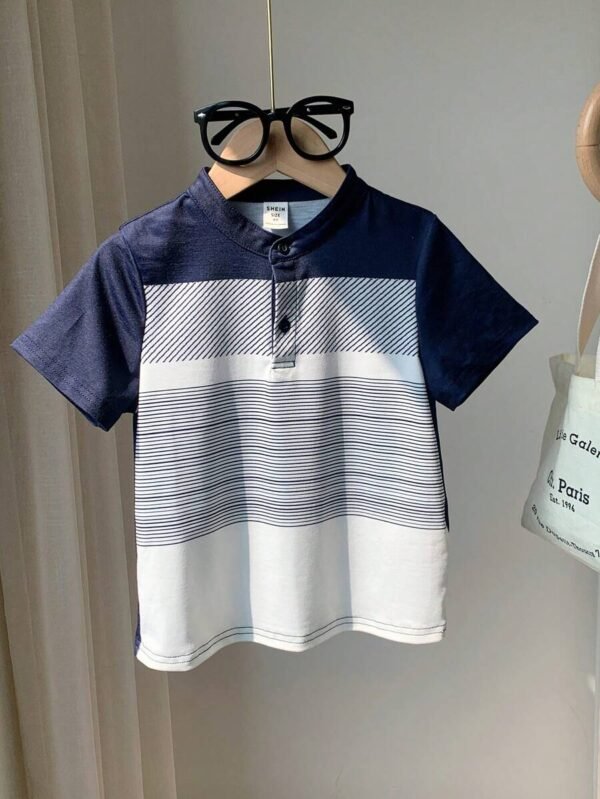 Camisa Tipo Polo Holgada Y Tejida Con Cuello Vertical - Imagen 2