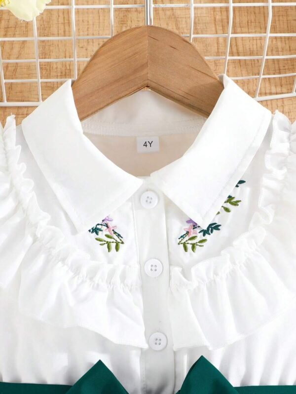 Vestido informal sin mangas de estilo elegante con cuello vuelto - Imagen 3