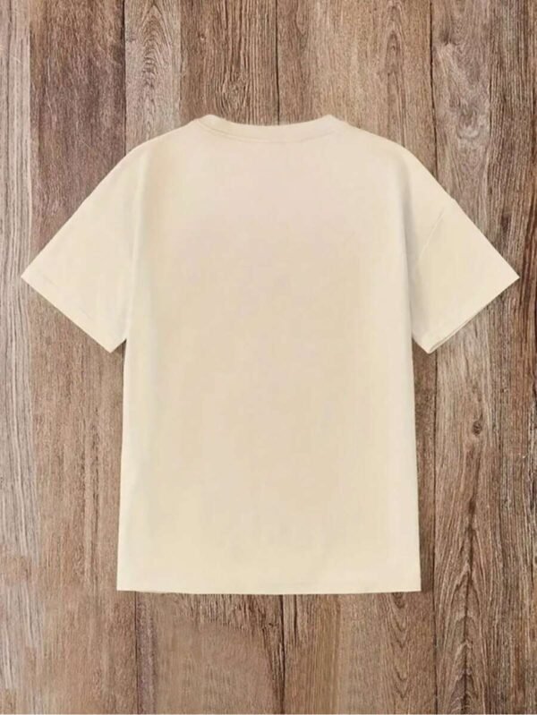Camiseta de niña joven casual, cómoda y elegante con estampado floral - Imagen 2