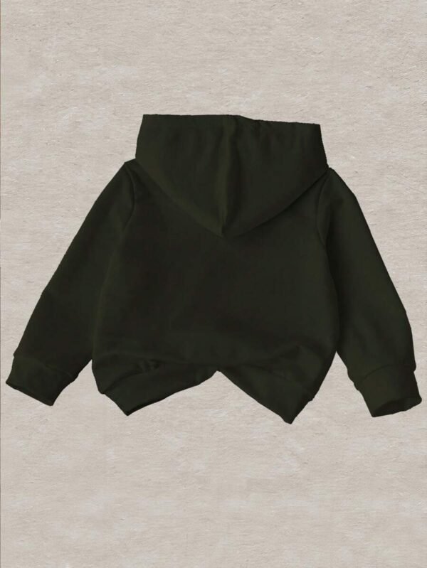 Sudadera con capucha navideña con renos y copos de nieve - Imagen 2