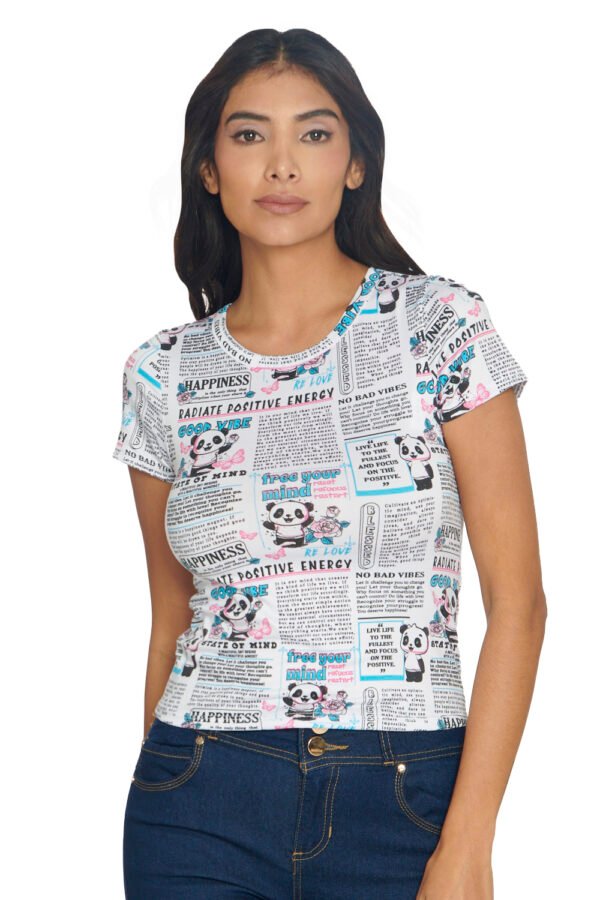 PLAYERA PANDA PERIÓDICO