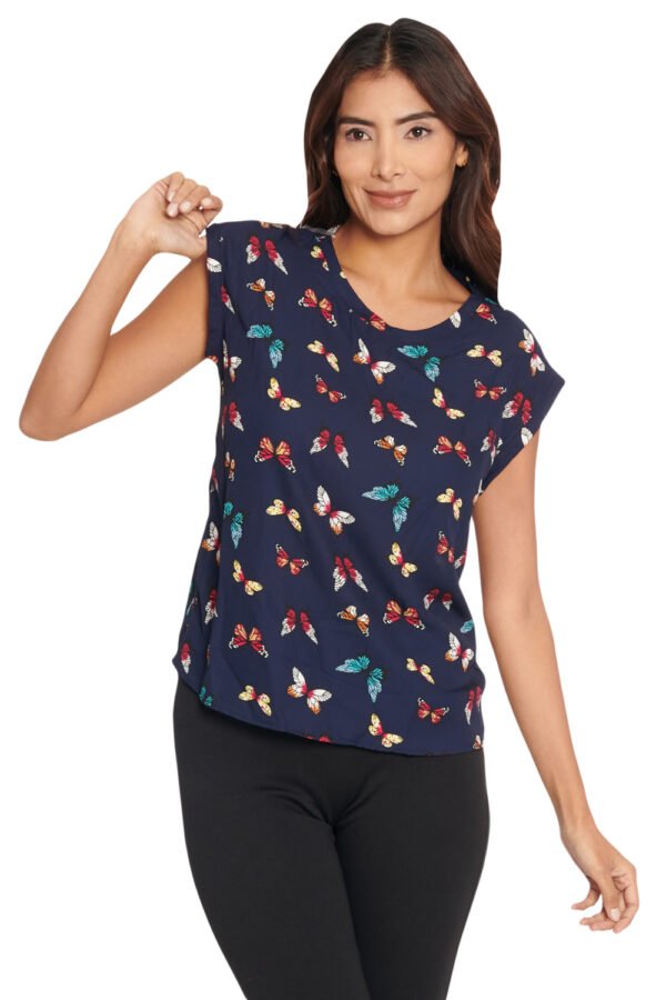 BLUSA ESTAMPADO DE MARIPOSAS