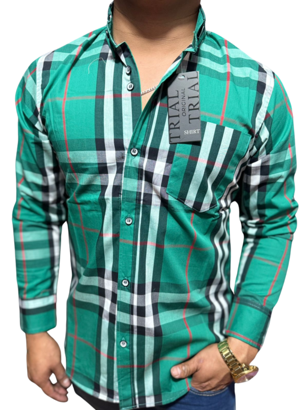 Camisa Manga larga Slim Fit Para Hombre Casual Vestir