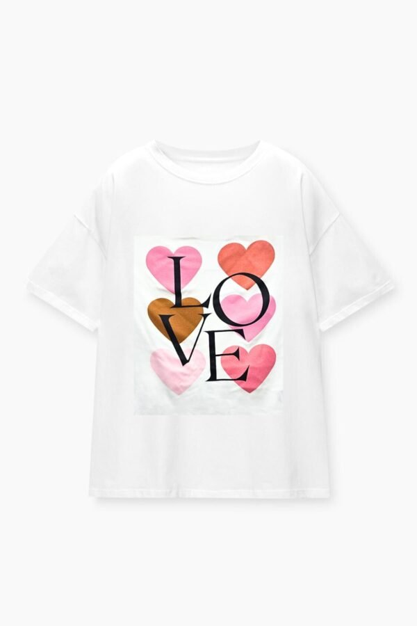 Blusa con estampado LOVE