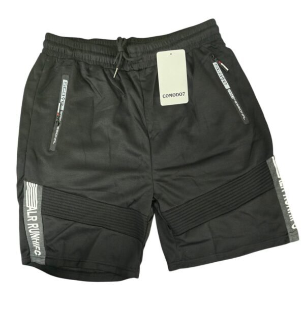 Shorts negros cortos para caballero