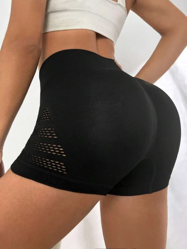 Shorts deportivos con abertura de cintura ancha - Imagen 3