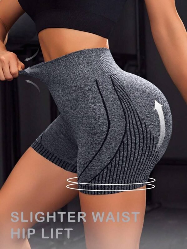 Shorts deportivos inconsútil control de barriga