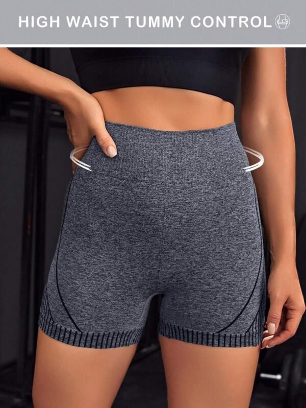 Shorts deportivos inconsútil control de barriga - Imagen 2