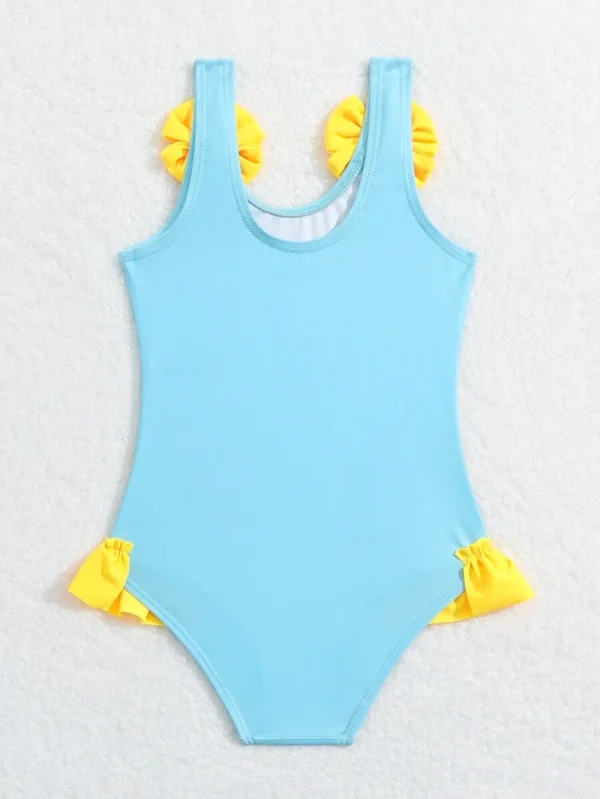 Traje De Baño De Una Pieza Para Bebé Niña Con Estampado - Imagen 3