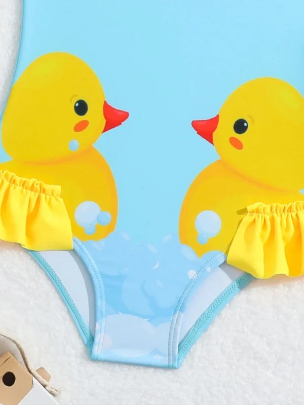 Traje De Baño De Una Pieza Para Bebé Niña Con Estampado - Imagen 2