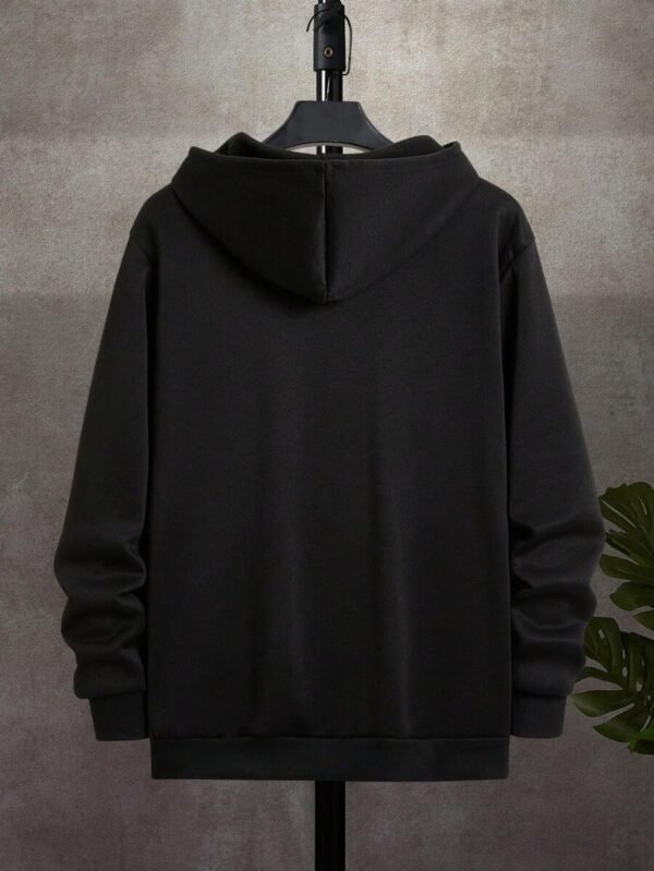 Sudadera Con Capucha, Gráficos Y Cordón Para Hombres - Imagen 3