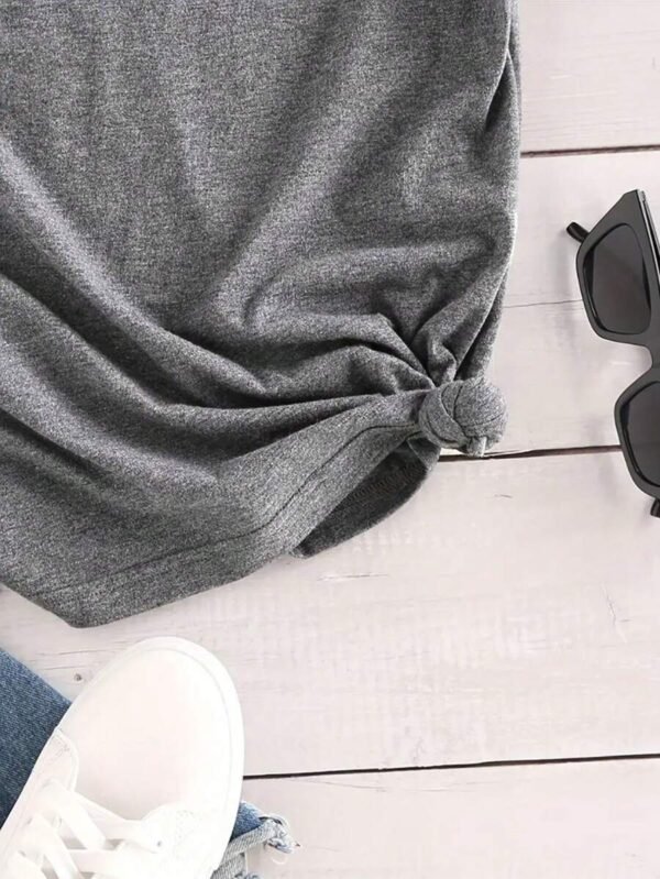 Camiseta de verano manga corta con cuello redondo - Imagen 2