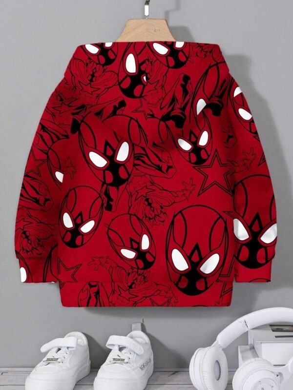 Sudadera con capucha con estampado total para niños - Imagen 3