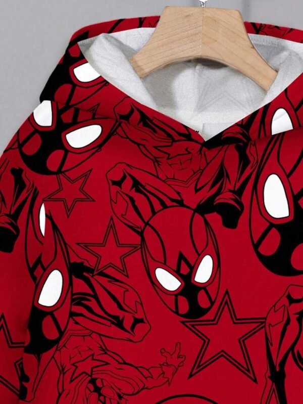 Sudadera con capucha con estampado total para niños - Imagen 2
