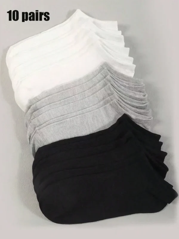 6 pares de calcetines cortos multicolor para mujeres