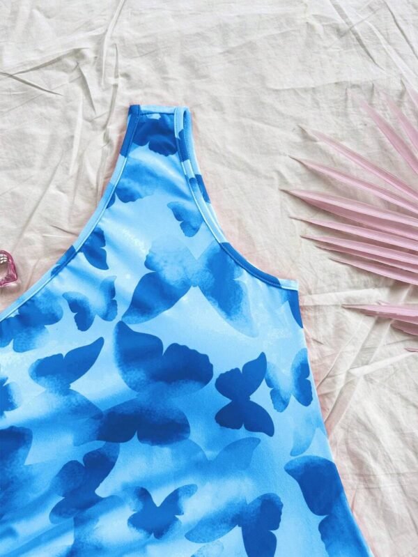 Vestido mini ajustado con un hombro para mujer - Imagen 2