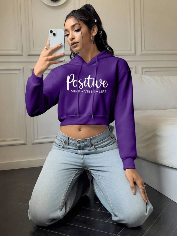 Sudadera con capucha térmica de manga larga con estampado gráfico