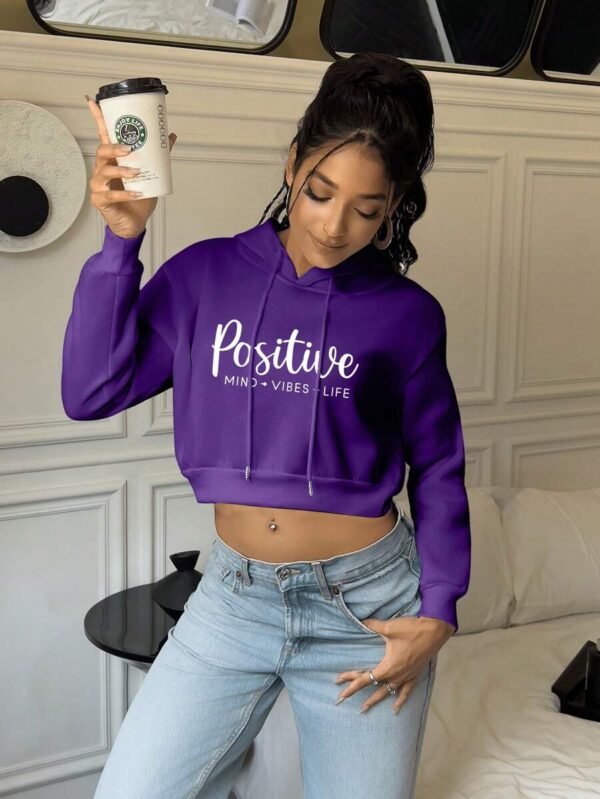 Sudadera con capucha térmica de manga larga con estampado gráfico - Imagen 2