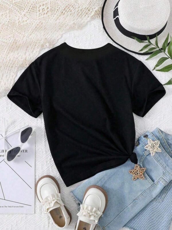 Camiseta con estampado gráfico para niña - Imagen 3