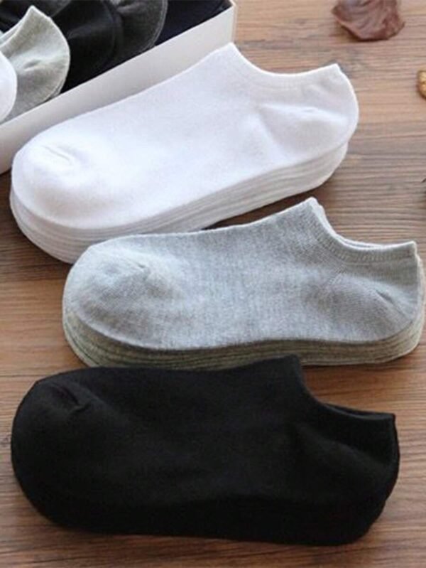 6 pares de calcetines cortos multicolor para mujeres - Imagen 3