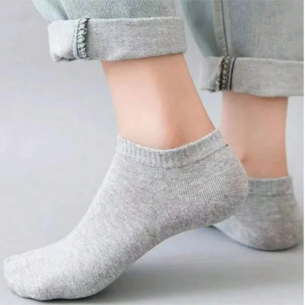 6 pares de calcetines cortos multicolor para mujeres - Imagen 2
