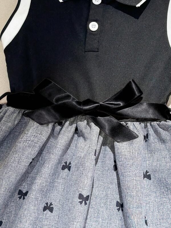 Vestido de verano elegante sin mangas para niña - Imagen 2