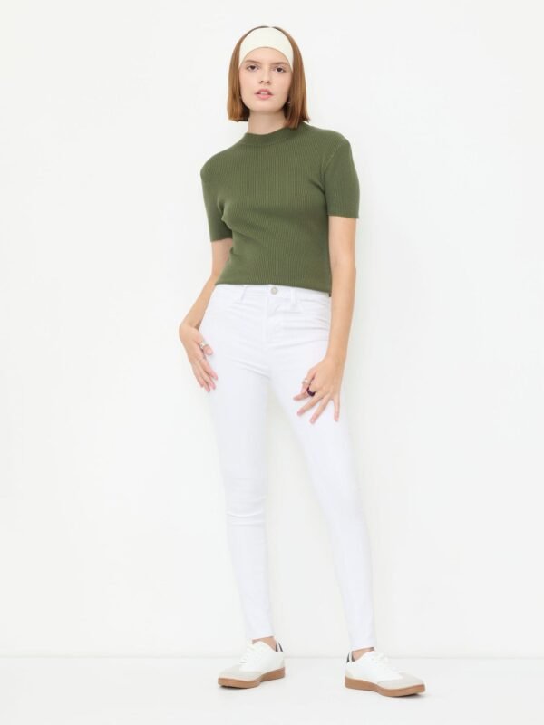 Jeans Skinny Push Up Blanco - Imagen 3
