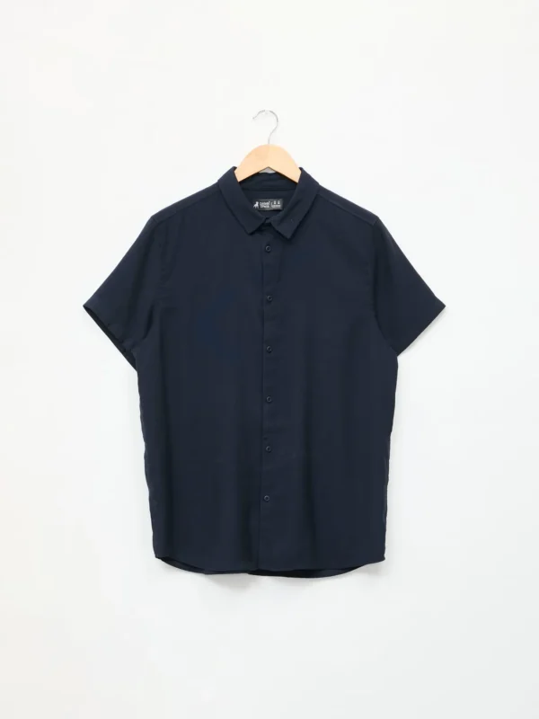 Camisa Manga Corta Azul