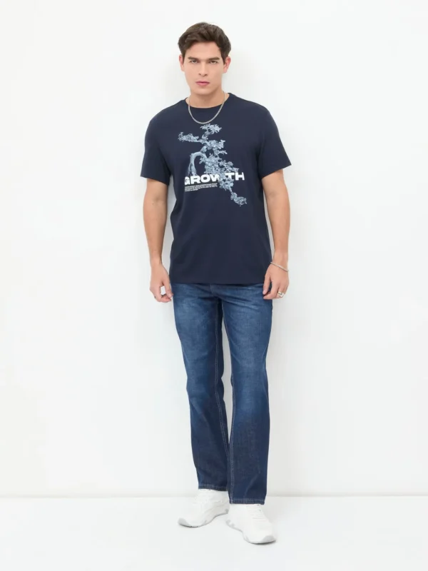 Playera Manga Corta Estampado Growth - Imagen 2
