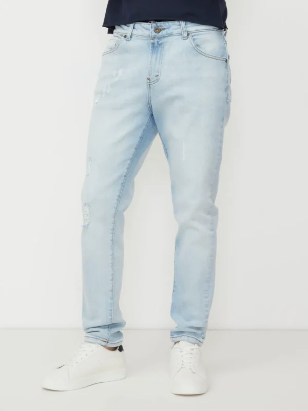 Jeans Slim Azul Claro