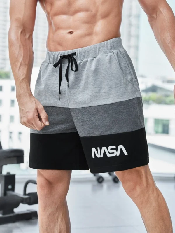 Shorts deportivos de hombre con cordón y cintura