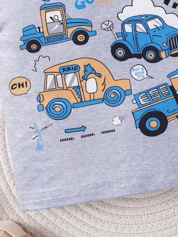 Conjunto de ropa de casa de verano para bebé niño - Imagen 2