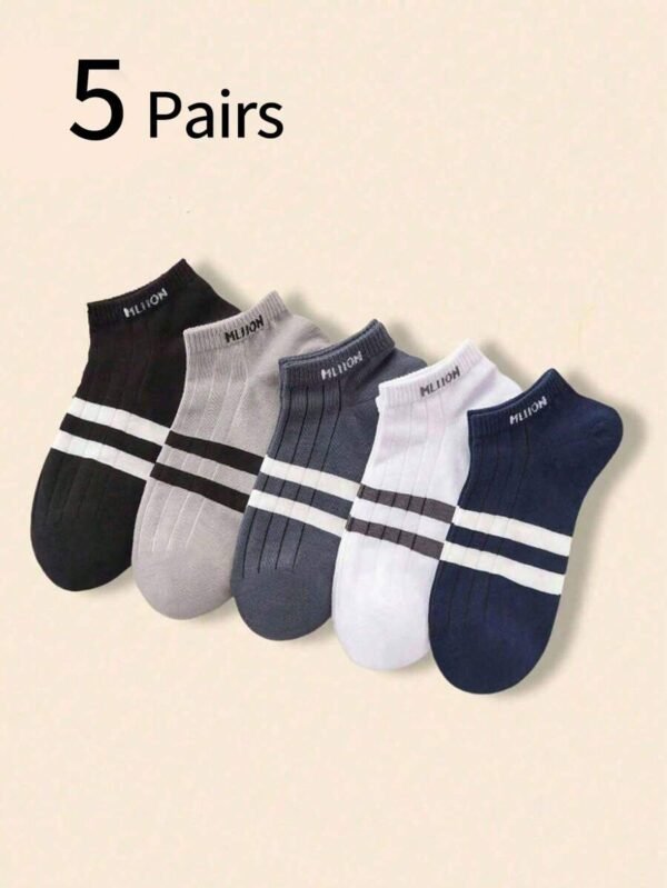 4 pares de calcetines a rayas para niños/adolescentes