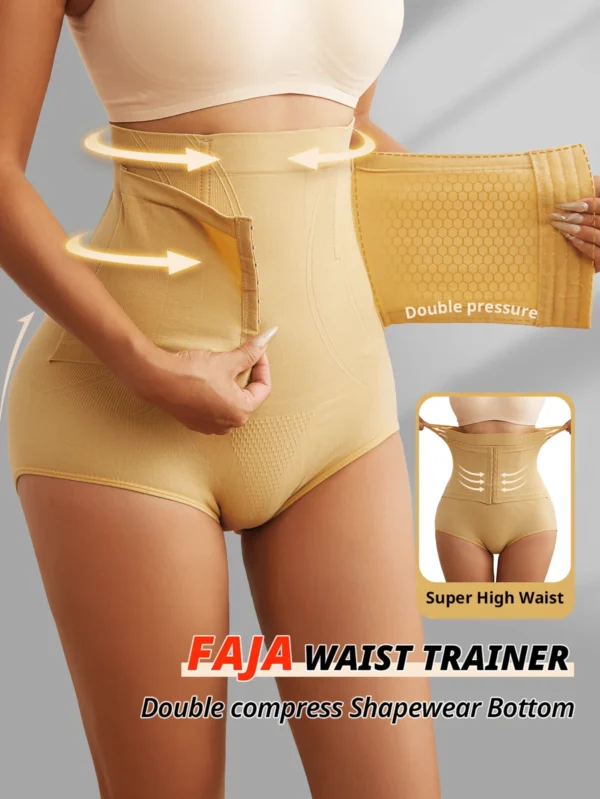 Bragas de cintura alta sin costuras para mujer