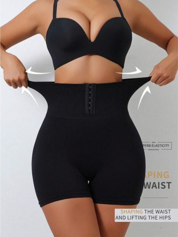 Pantalones cortos de mujer con cintura alta y hebilla - Imagen 2