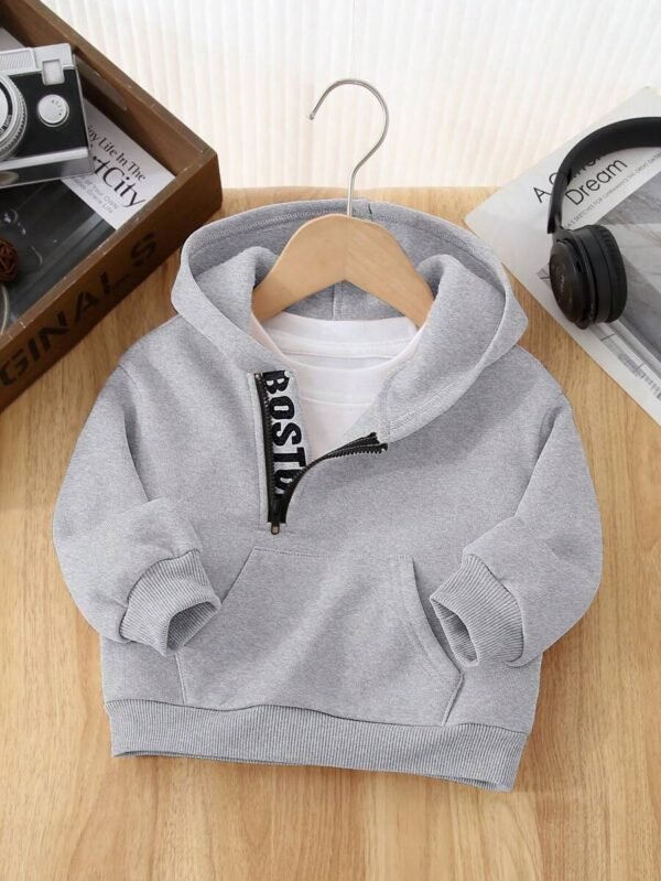 Sudadera con capucha con impresión para bebé niño