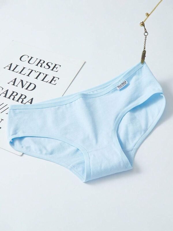 Paquete de 5 bragas tipo bikini de talle medio cómodas - Imagen 2