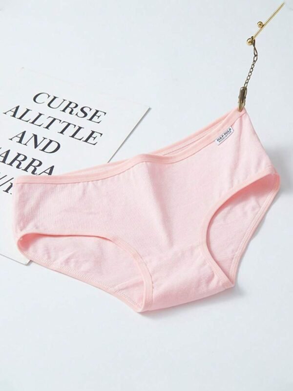 Paquete de 5 bragas tipo bikini de talle medio cómodas - Imagen 3