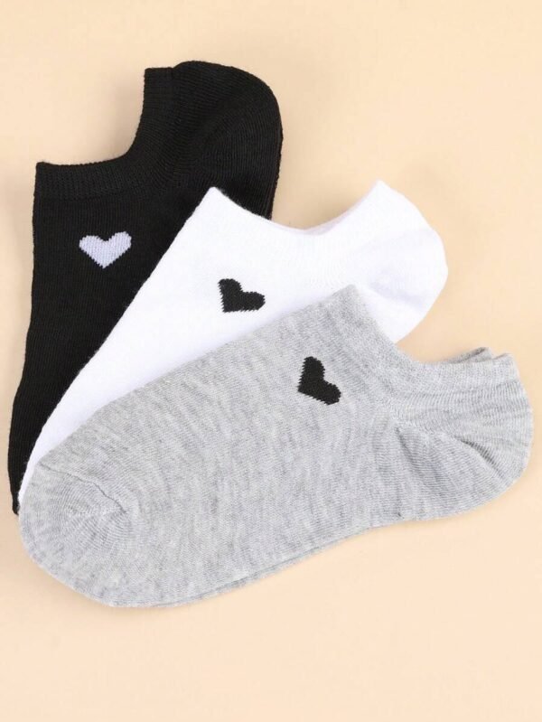 6 pares de calcetines esenciales de unicolor para mujer - Imagen 3