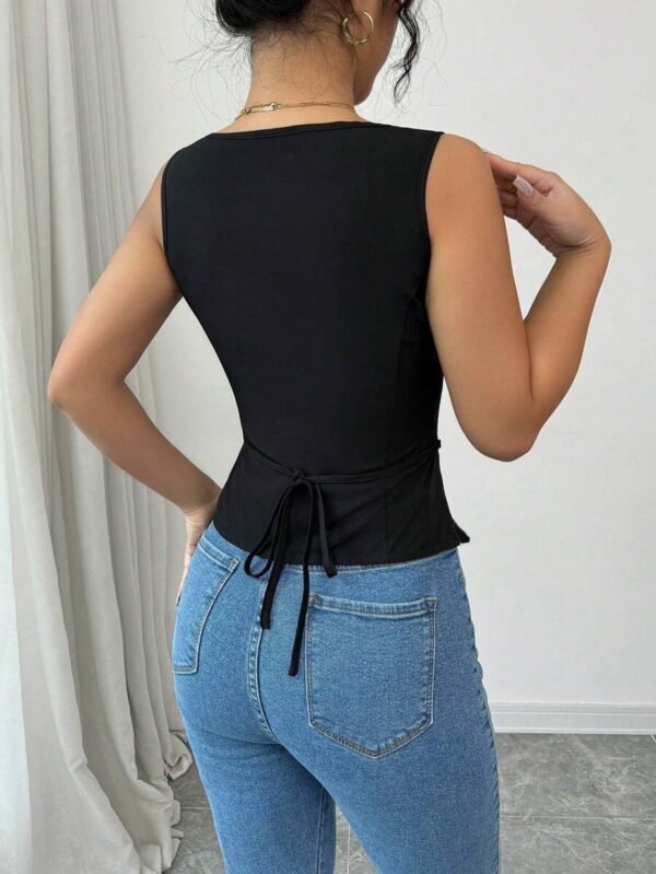 Top de tirantes minimalista y casual para mujer - Imagen 3
