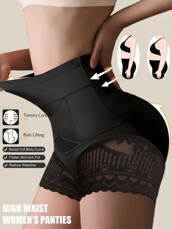Pantis de cintura alta sin costuras con control de abdomen