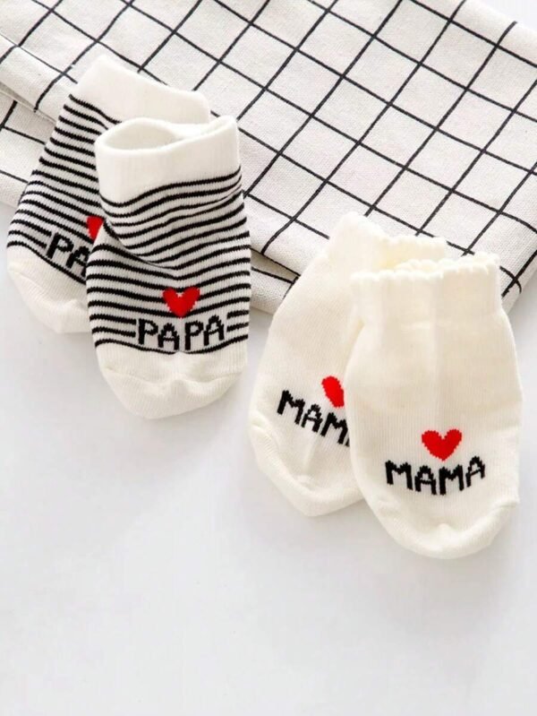 2 pares de calcetines para bebé, calcetines para recién nacidos - Imagen 2