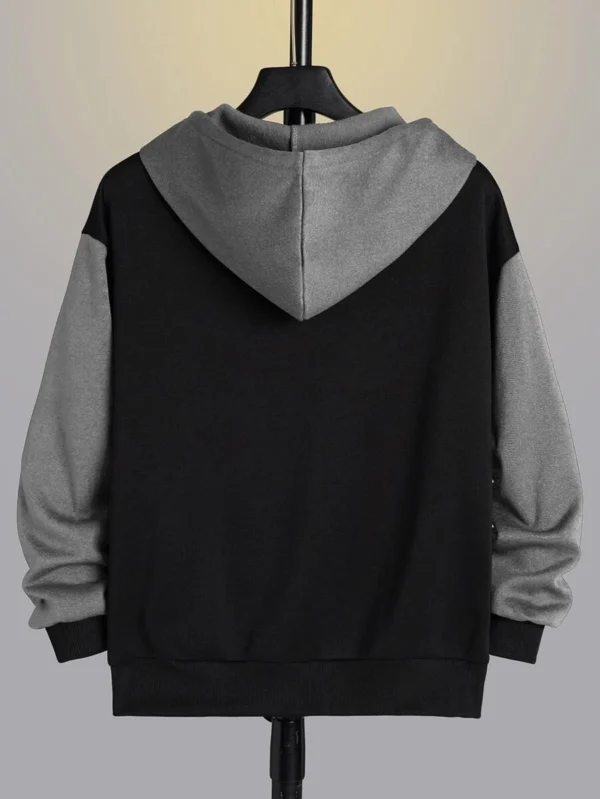 Sudadera combinada con cremallera con forro térmico - Imagen 3